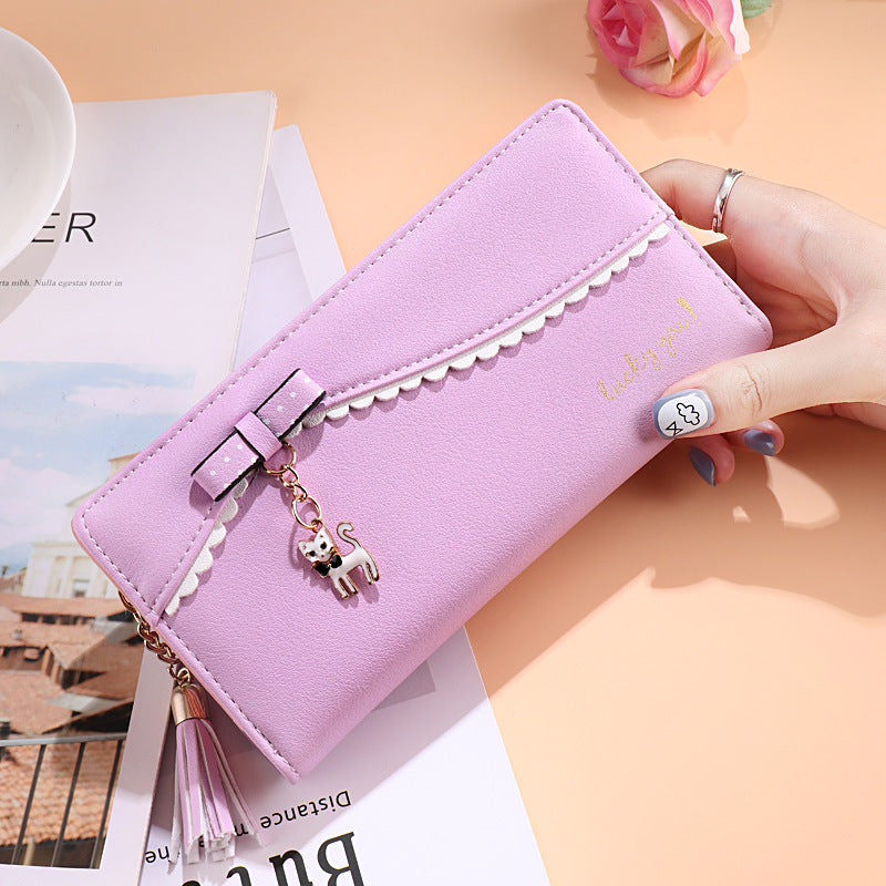 Korean Version PU Leather Hand Purse with Open Zipper Buckle for United States - Bow-tiful Adventures united states chf