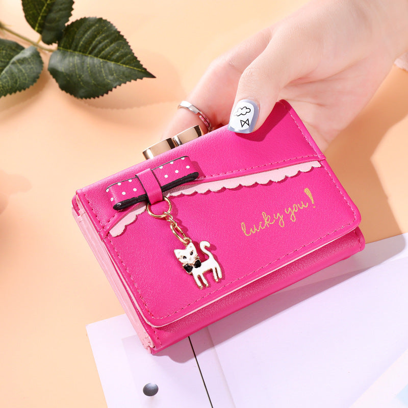 Korean Version PU Leather Hand Purse with Open Zipper Buckle for United States - Bow-tiful Adventures united states chf