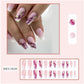 Ladies Ballet Nail Manicure Short Wearable Sticker Set CW99 - ballet nail manicure wearable sticker