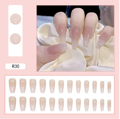 Ladies Ballet Nail Manicure Short Wearable Sticker Set CW99 - ballet nail manicure wearable sticker