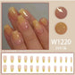 Ladies Ballet Nail Manicure Short Wearable Sticker Set CW99 - ballet nail manicure wearable sticker