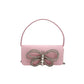 Ladies Bow Handbag with Polyester Suitcase and Sandwich Pocket Design - Teleplus ladies bow handbag