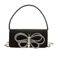 Ladies Bow Handbag with Polyester Suitcase and Sandwich Pocket Design - Teleplus ladies bow handbag