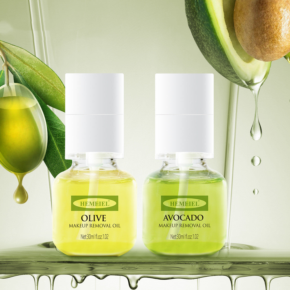 Ladies Facial Makeup Remover Olive Cleansing Oil with Avocado 30ml - facial makeup remover olive cleansing oil avocado