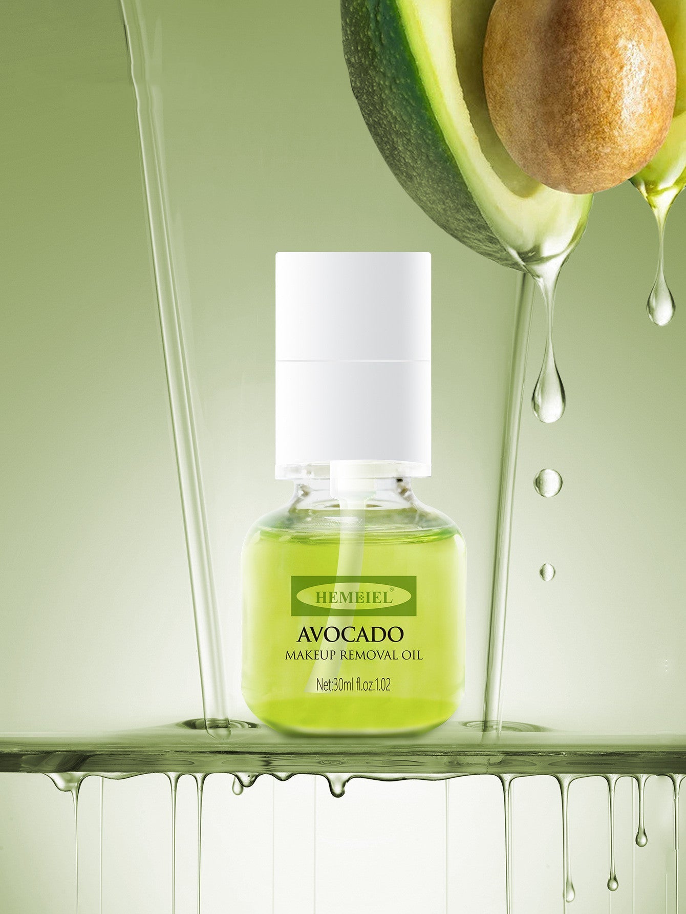 Ladies Facial Makeup Remover Olive Cleansing Oil with Avocado 30ml - facial makeup remover olive cleansing oil avocado