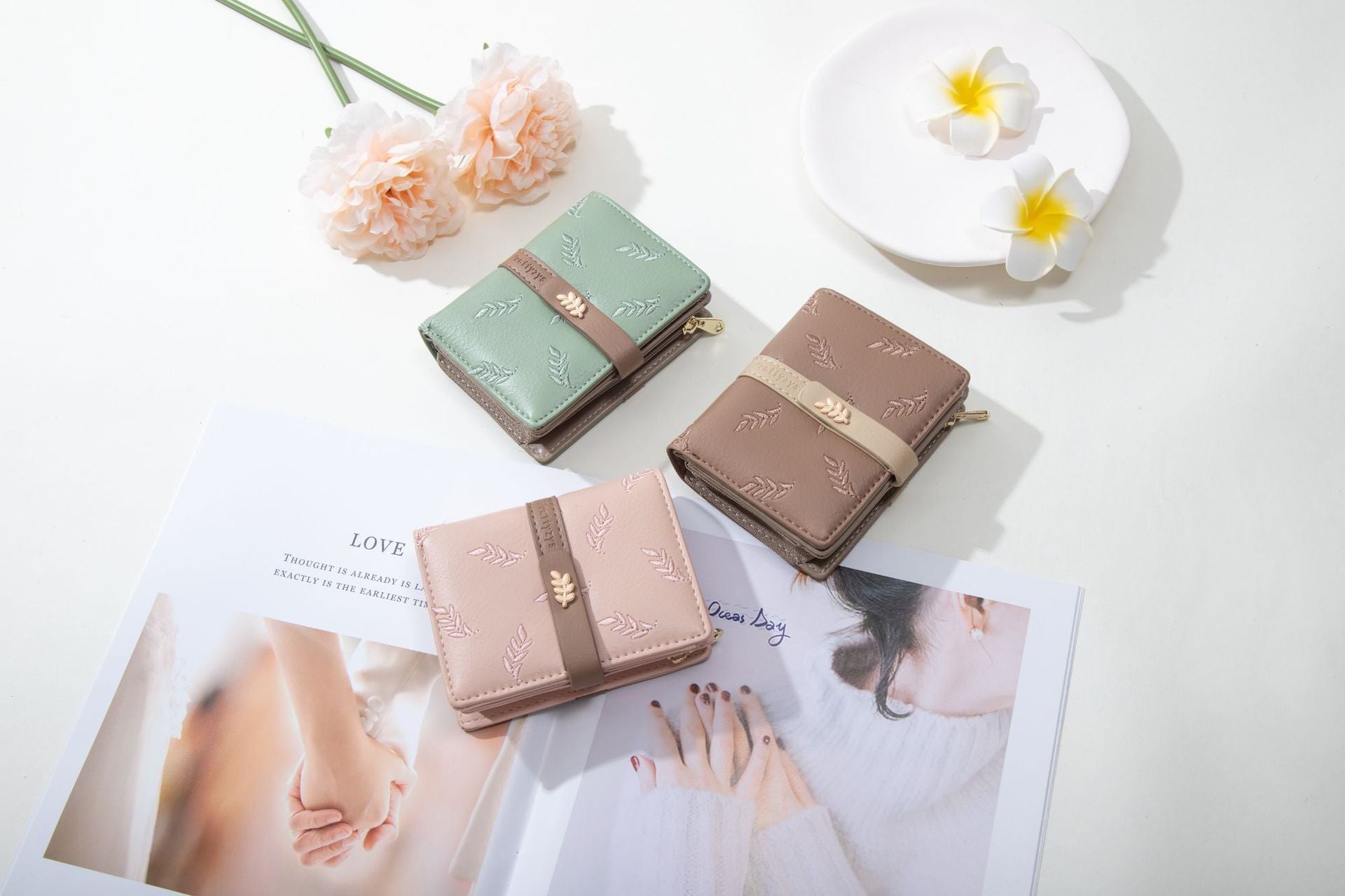 Ladies’ PU Leather Suitcase with Floral Lining for US Travelers - Wallets Are Nice But This One Blooms With Fun united