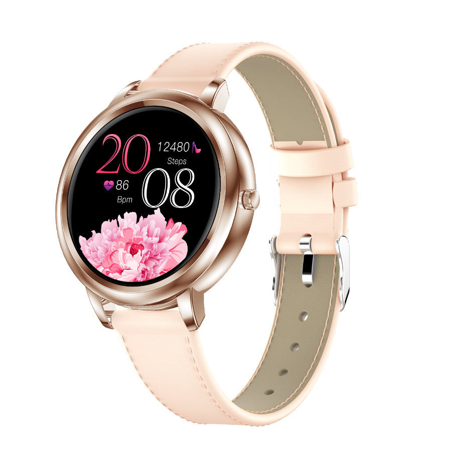 Ladies Smart Watch with Optional UI Leather and USB Charging in the United States - Glam US ladies smart watch optional