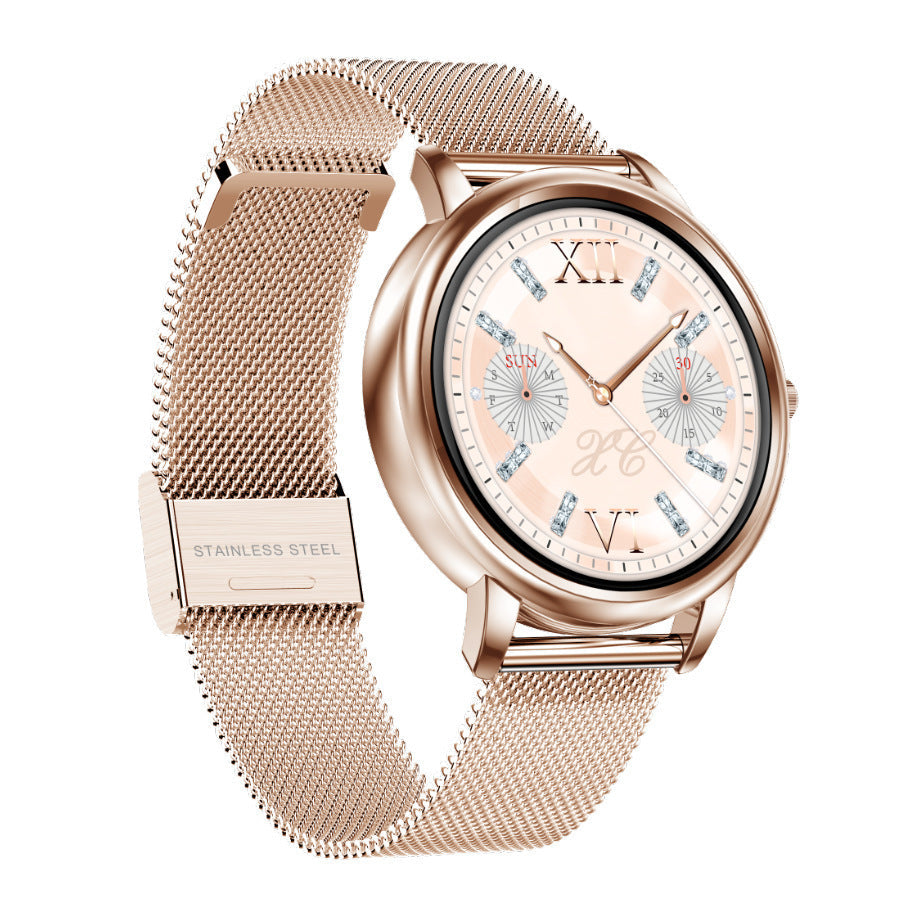 Ladies Smart Watch with Optional UI Leather and USB Charging in the United States - Glam US ladies smart watch optional