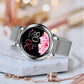 Ladies Smart Watch with Optional UI Leather and USB Charging in the United States - Glam US ladies smart watch optional