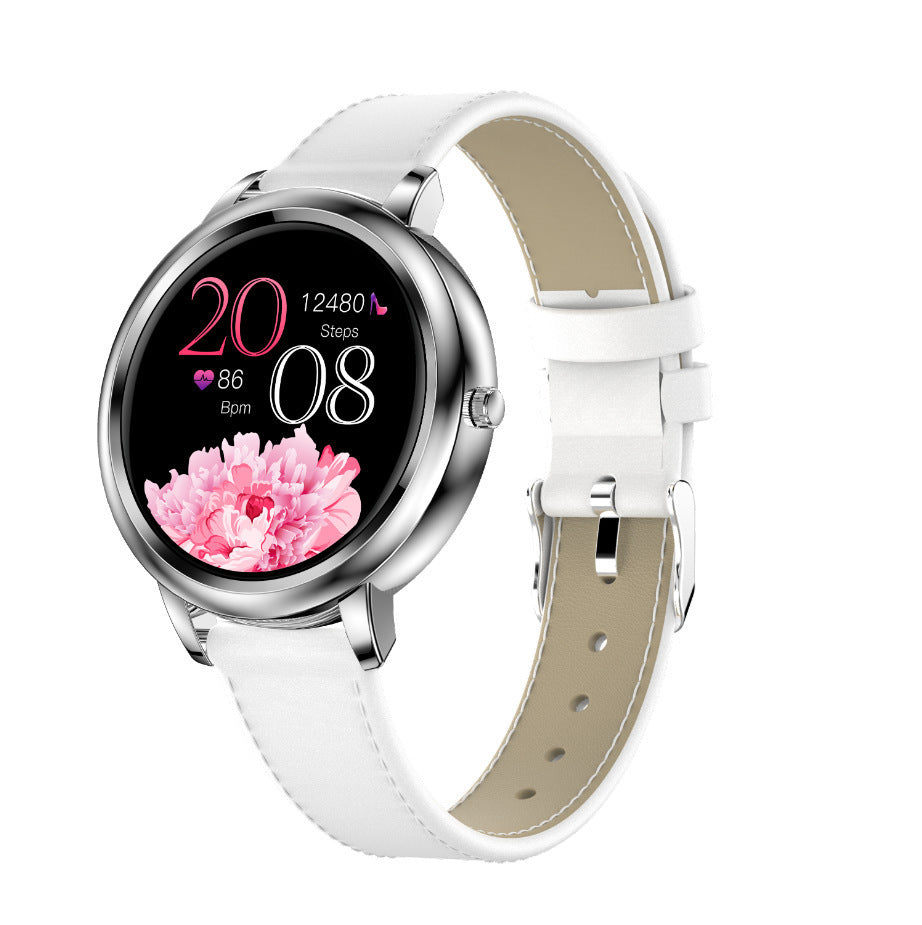 Ladies Smart Watch with Optional UI Leather and USB Charging in the United States - Glam US ladies smart watch optional