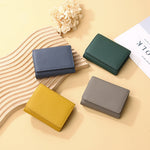 Lady Multiple Card Slots Mini Purse in Various Solid Colors - Fashion for Fun fashion lady multiple card slots mini