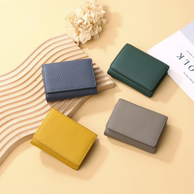 Lady Multiple Card Slots Mini Purse in Various Solid Colors - Fashion for Fun fashion lady multiple card slots mini