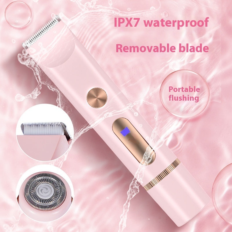 Lady Shaver with Display Dual Motor Electric Hair Removal for Whole Body - Teleplus [with display]] lady shaver