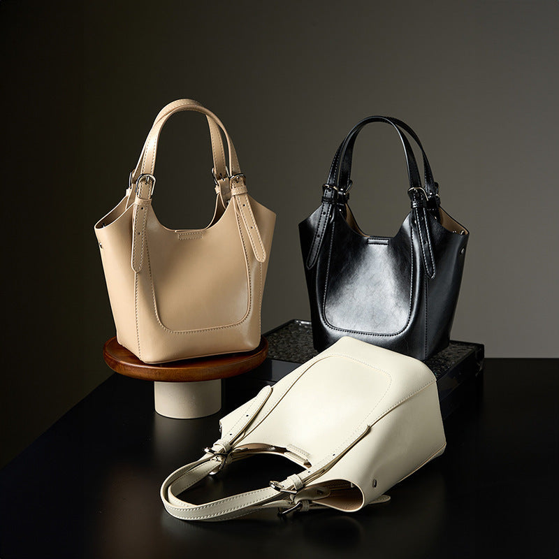 Lake Green Niche Cowhide Portable Messenger Bag for Commuters - Teleplus lake green niche commuter cowhide portable