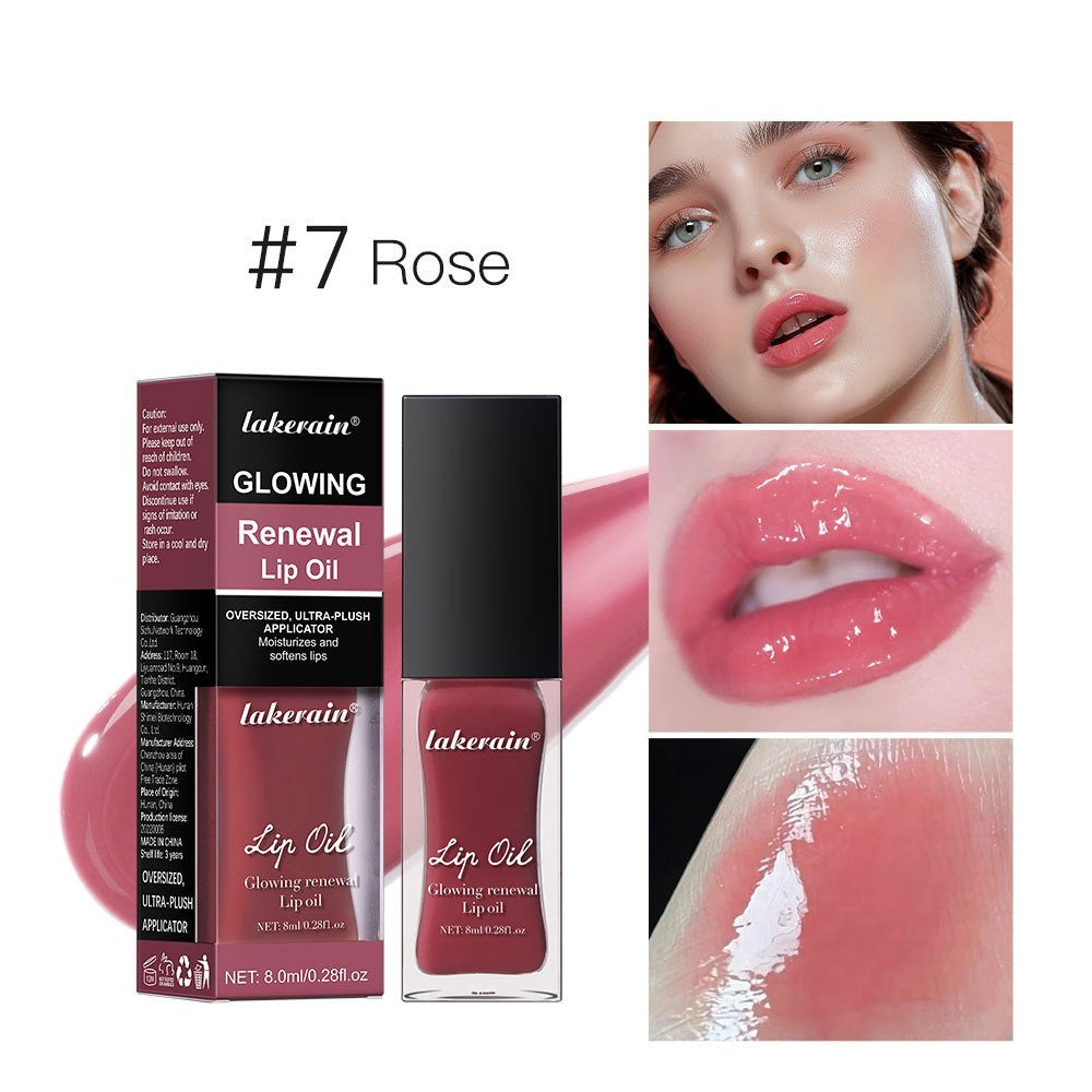 Lakerain Colorful Lip Gloss Set Coral Transparent Honey Moisturizing Shine - Teleplus lip gloss lakerain colorful