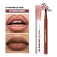 Lakerain Lip Liner Long Lasting Waterproof Pencil in Soft Pink and Rosewood - lip liner lakerain lipstick