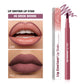 Lakerain Lip Liner Long Lasting Waterproof Pencil in Soft Pink and Rosewood - lip liner lakerain lipstick