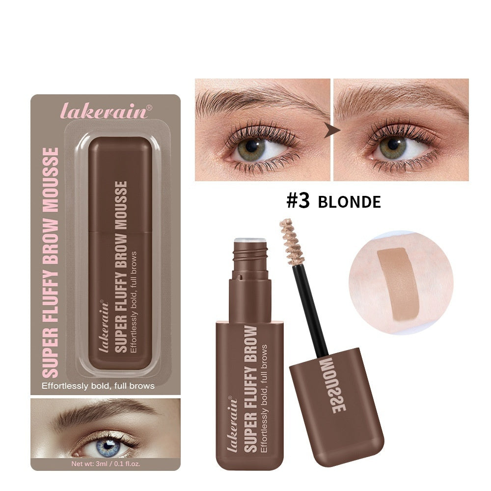Lakerain Plump Eyebrow Mousse Foreign Edition for Natural Perfect Brows - lakerain plump eyebrow mousse foreign edition