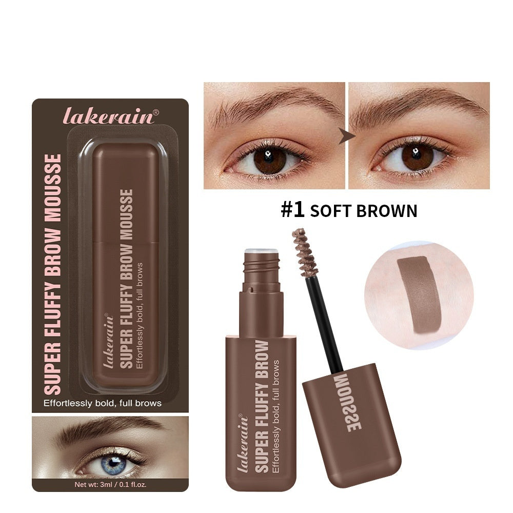 Lakerain Plump Eyebrow Mousse Foreign Edition for Natural Perfect Brows - lakerain plump eyebrow mousse foreign edition