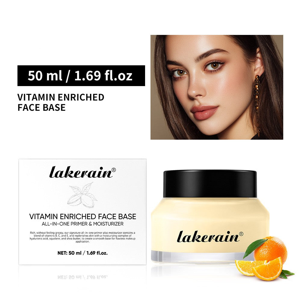 Lakerain Vitamin Face Primer Moisturizer for Bright Hydrated Skin - lakerain vitamin face primer skin types