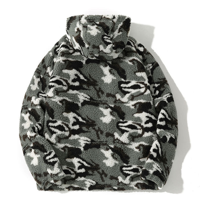 Lamb Velvet Jacket Coat with Stand-Up Collar and Winter Fashion Stitching - Teleplus lamb velvet jacket coat winter