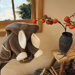 Lambswool Hooded Vest for Men and Women Fashionable Outerwear Beagle Cartoon - Teleplus lambswool hooded vest