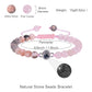 Language Projection Stone Bracelet Natural Amethyst - Natural Amethyst Stone Projection Bracelet Online