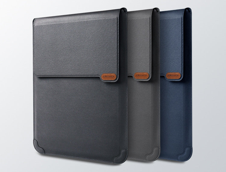 Laptop Sleeve Case 14 16 Inch PU PC EVA Cover for Notebook Computer Black Gray Blue