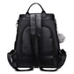 Large Capacity Casual Backpack with Double Nylon Carrying Space - Teleplus double nylon large capacity casual backpack
