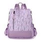 Large Capacity Casual Oxford Cloth Backpack with Waterproof and 3D Pocket - Teleplus large capacity casual oxford cloth