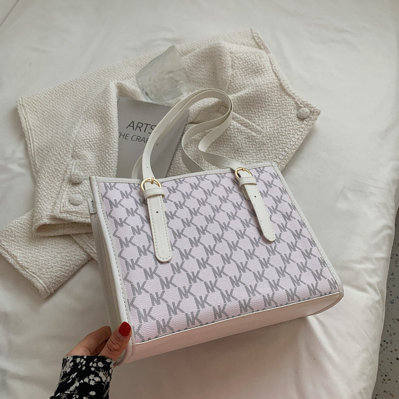 Large Capacity Commuter Handbag with Synthetic Leather and Multiple Pockets - Teleplus handbag large capacity commuter