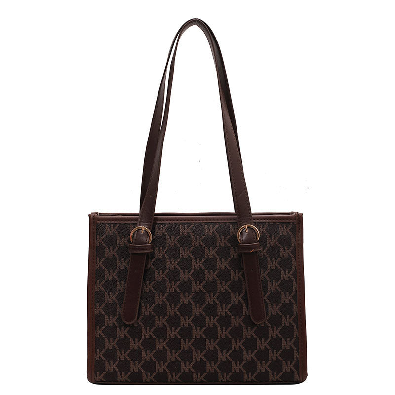 Large Capacity Commuter Handbag with Synthetic Leather and Multiple Pockets - Teleplus handbag large capacity commuter