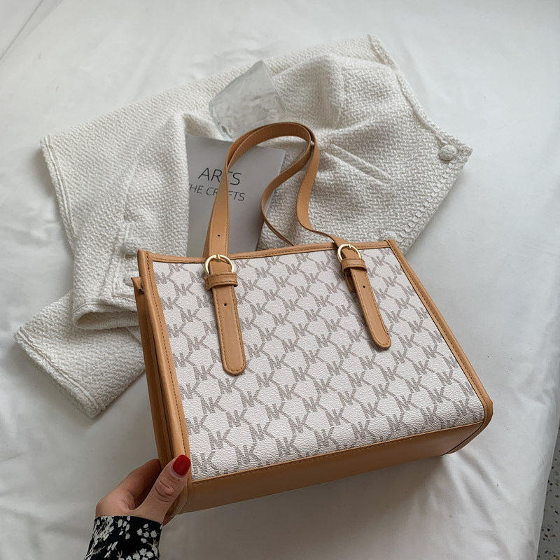 Large Capacity Commuter Handbag with Synthetic Leather and Multiple Pockets - Teleplus handbag large capacity commuter