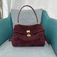 Large Capacity Cow Split Leather Shoulder Bag for Commuters in Various Sizes - Commuter Men and Women large capacity