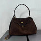 Large Capacity Cow Split Leather Shoulder Bag for Commuters in Various Sizes - Commuter Men and Women large capacity