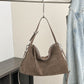 Large Capacity Crossbody Bag with Genuine Leather in Multiple Colors - for Korean Fashion korean fashion simple large