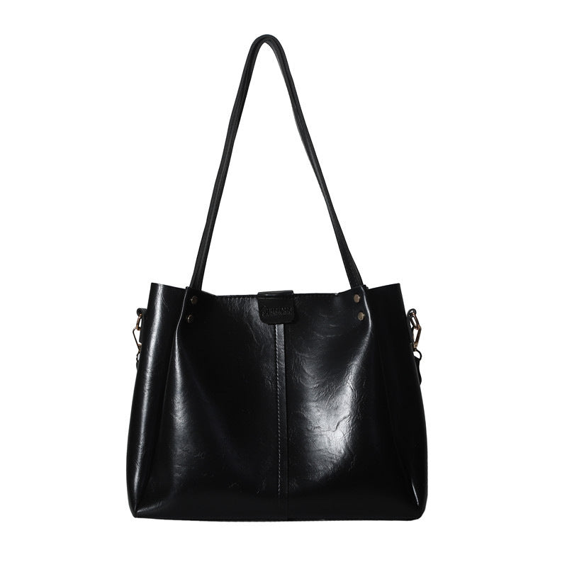 Large Capacity Crossbody Bag with Retro Patchwork Design - Teleplus large capacity crossbody retro patchwork