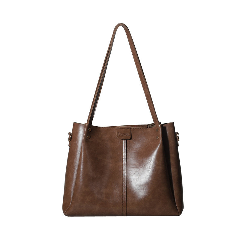 Large Capacity Crossbody Bag with Retro Patchwork Design - Teleplus large capacity crossbody retro patchwork