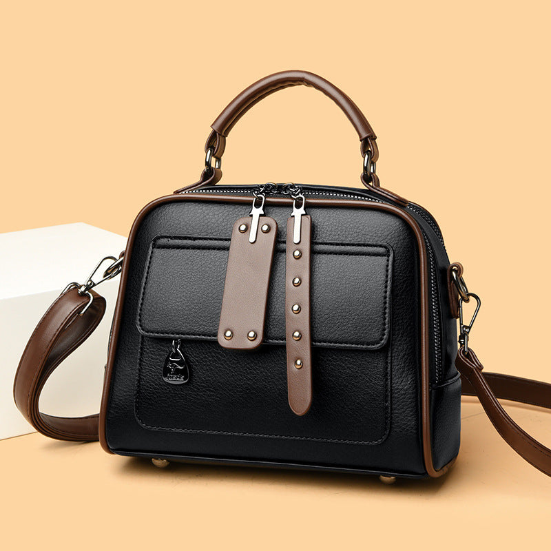 Large Capacity Handbag for Women with Multiple Colors and Durable PU Material - Teleplus in large capacity handbag