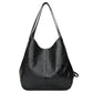 Large Capacity Leather Bag in Black or Brown with Genuine Finish - for Men bag leather large capacity marble