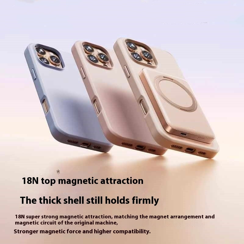 Large Capacity Magsafe Magnetic Suction Wireless Charger with 10000mAh Battery - large capacity magsafe magnetic