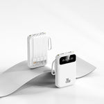 Large Capacity Mini Power Bank with Cable and Compact Design - Teleplus cable power bank large capacity mini