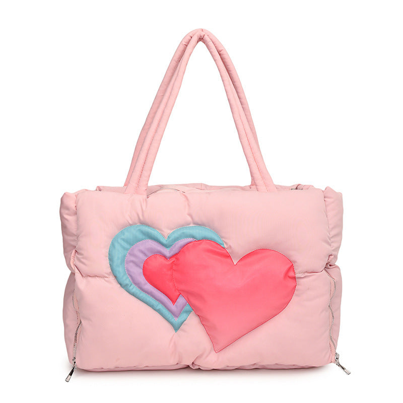 Large Capacity Oxford Cloth Shoulder Bag for Jackets and Daily - Teleplus jacket shoulder bag large capacity