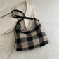 Large Capacity Plaid Backpack for Commute and Leisure - Teleplus plaid large capacity commute leisure simple backpack