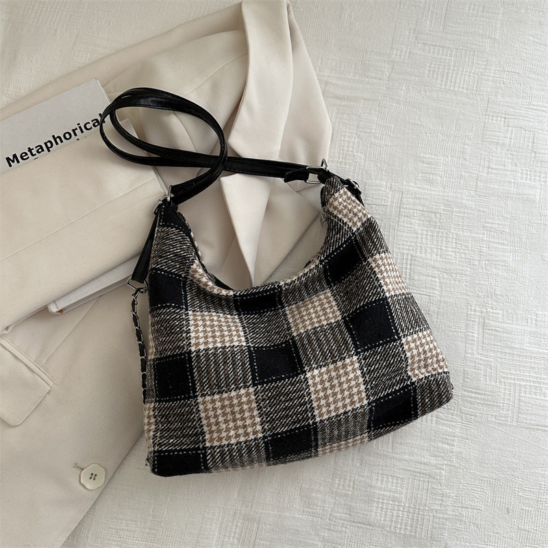 Large Capacity Plaid Backpack for Commute and Leisure - Teleplus plaid large capacity commute leisure simple backpack
