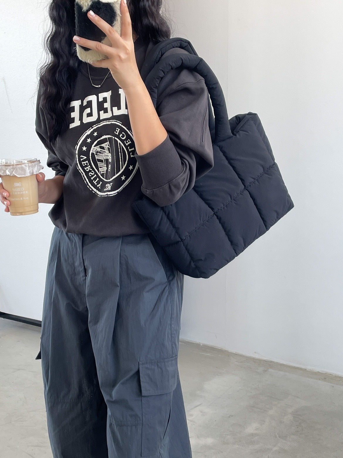 Large Capacity Plaid Tote Bag for Portable Commuter - Teleplus large capacity plaid portable commuter