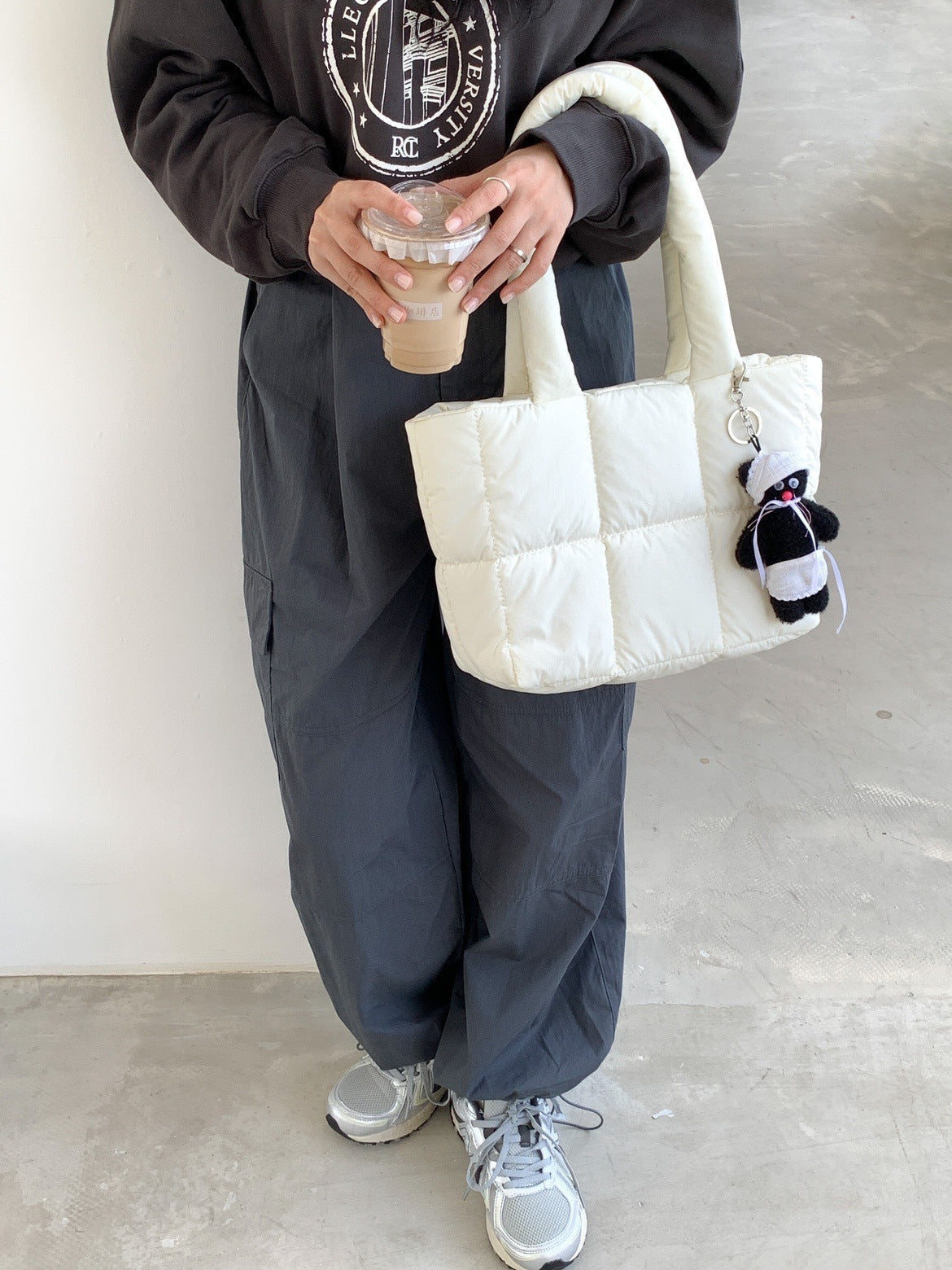 Large Capacity Plaid Tote Bag for Portable Commuter - Teleplus large capacity plaid portable commuter