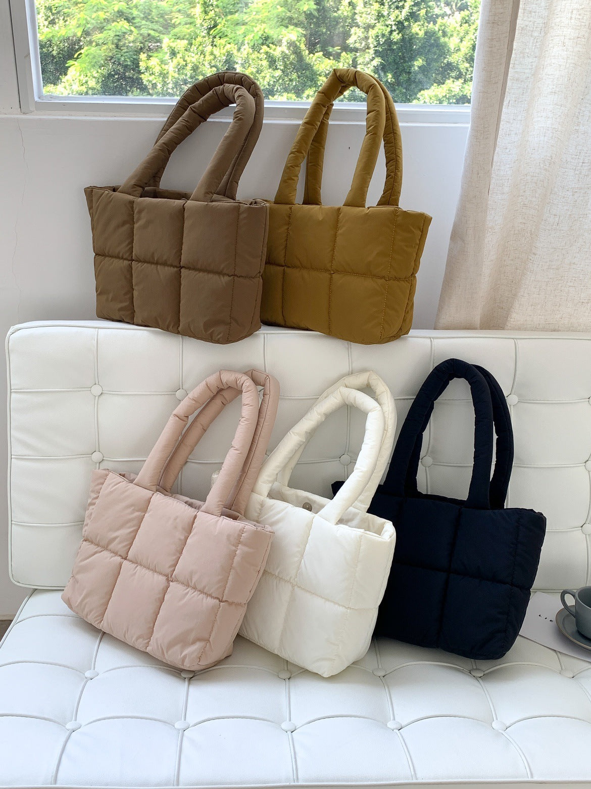 Large Capacity Plaid Tote Bag for Portable Commuter - Teleplus large capacity plaid portable commuter