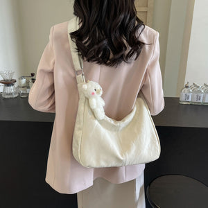 Large Capacity Polyester Shoulder Bag with Water Tank Dumpling Shape for United States - united states chf large