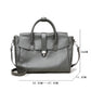 Large Capacity Portable Shoulder Bag with Genuine Leather and Multiple Compartments - large capacity portable shoulder